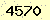 請輸入此驗證碼 : 4570