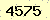 請輸入此驗證碼 : 4575