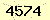 請輸入此驗證碼 : 4574