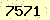 請輸入此驗證碼 : 7571