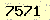 請輸入此驗證碼 : 7571