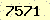 請輸入此驗證碼 : 7571
