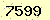 請輸入此驗證碼 : 7599