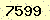 請輸入此驗證碼 : 7599