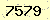 請輸入此驗證碼 : 7579