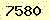 請輸入此驗證碼 : 7580