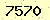 請輸入此驗證碼 : 7570