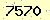 請輸入此驗證碼 : 7570