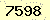 請輸入此驗證碼 : 7598