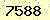 請輸入此驗證碼 : 7588