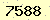 請輸入此驗證碼 : 7588