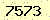 請輸入此驗證碼 : 7573