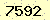 請輸入此驗證碼 : 7592