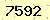 請輸入此驗證碼 : 7592