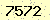 請輸入此驗證碼 : 7572