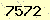 請輸入此驗證碼 : 7572