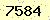 請輸入此驗證碼 : 7584