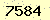 請輸入此驗證碼 : 7584
