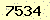 請輸入此驗證碼 : 7534