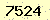 請輸入此驗證碼 : 7524