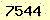 請輸入此驗證碼 : 7544
