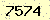 請輸入此驗證碼 : 7574