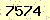 請輸入此驗證碼 : 7574
