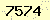 請輸入此驗證碼 : 7574