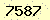 請輸入此驗證碼 : 7587