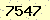 請輸入此驗證碼 : 7547