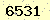 請輸入此驗證碼 : 6531
