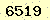 請輸入此驗證碼 : 6519
