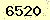 請輸入此驗證碼 : 6520