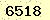 請輸入此驗證碼 : 6518