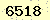 請輸入此驗證碼 : 6518