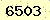 請輸入此驗證碼 : 6503