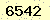 請輸入此驗證碼 : 6542