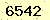 請輸入此驗證碼 : 6542