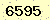 請輸入此驗證碼 : 6595