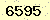 請輸入此驗證碼 : 6595