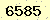 請輸入此驗證碼 : 6585