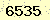 請輸入此驗證碼 : 6535