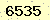 請輸入此驗證碼 : 6535