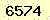 請輸入此驗證碼 : 6574