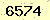 請輸入此驗證碼 : 6574