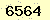 請輸入此驗證碼 : 6564
