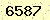 請輸入此驗證碼 : 6587