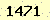 請輸入此驗證碼 : 1471