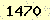 請輸入此驗證碼 : 1470