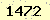請輸入此驗證碼 : 1472